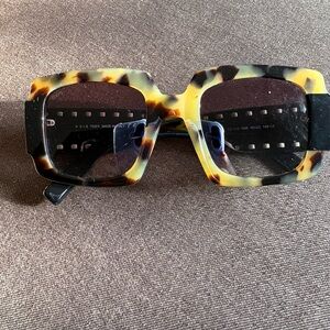 Tod's Tortoiseshell Square Glasses NWOT